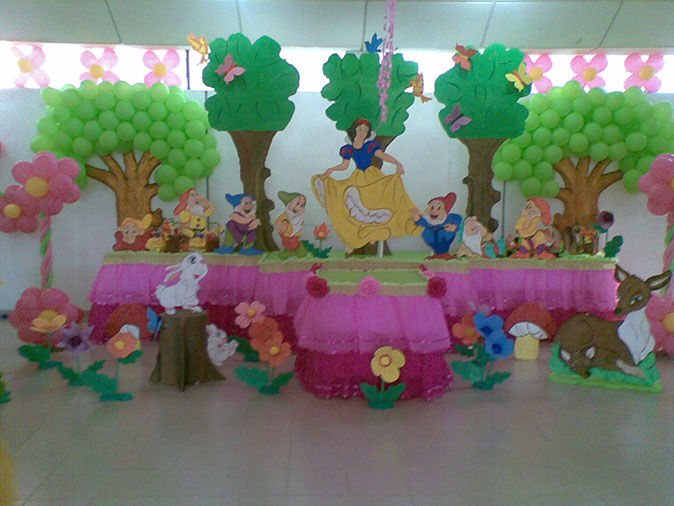 Decoración Blancanieves Decoración Blancanieves