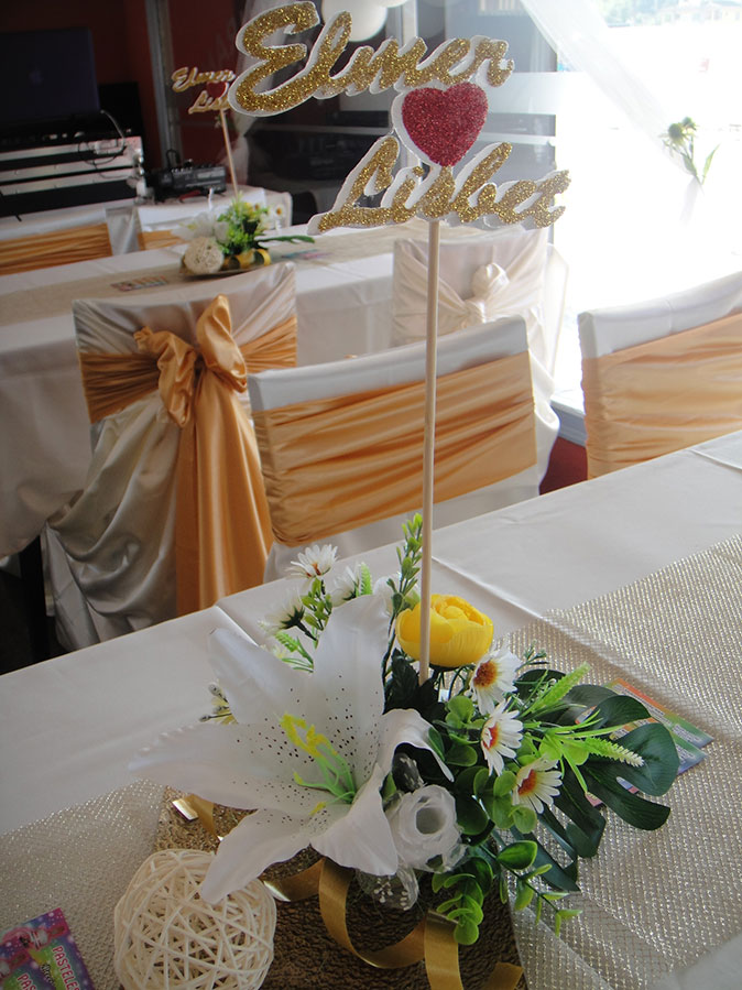 Centro mesa de boda