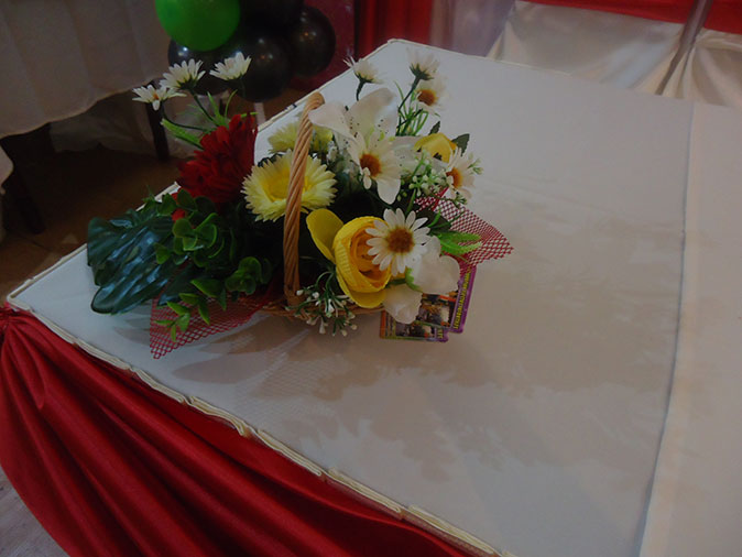 Centro de mesa de flores