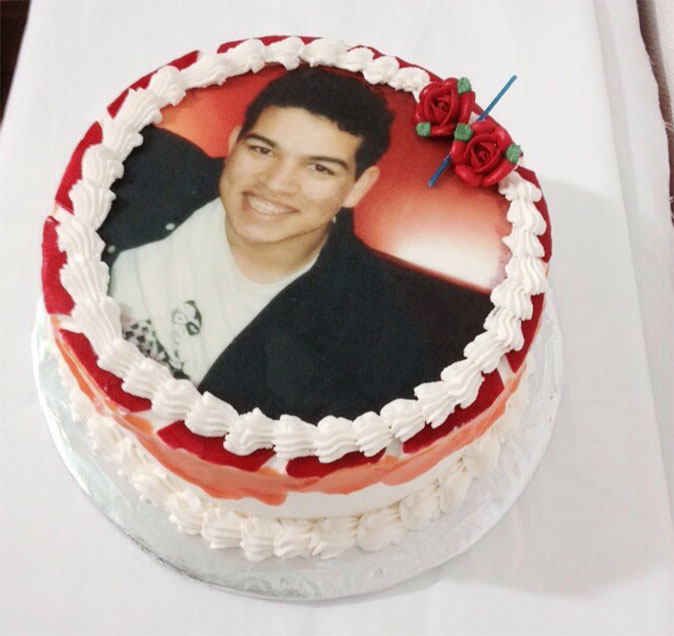 Pastel con foto Pastel con foto